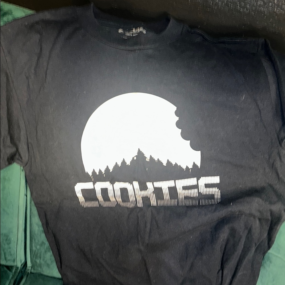 Cookies - Navy Graphic Tee with White Design